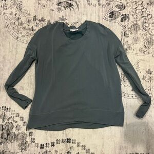 Athleta Coaster Luxe Sweatshirt - Sage color